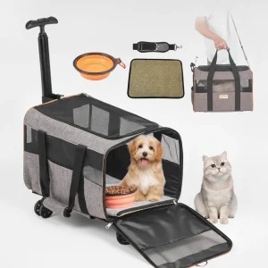 VEVOR Cat Carrier With Wheels