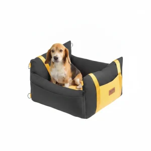 VEVOR Dog Booster Car Seat Pet Car Seat For Small Dog Up To 25lbs Black