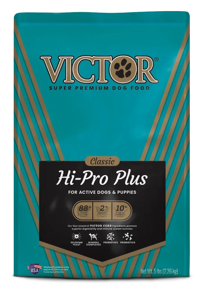 Victor Classic Hi Pro Plus Dry Dog Food, Beef, 5 Lb