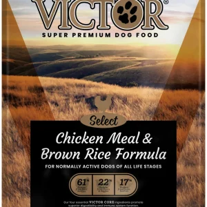 Victor Super Premium Dog Food Select Dry Dog Food, Chicken Meal & Brown Rice, 5 lb