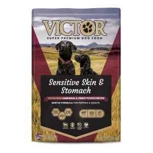 Victor Super Premium Dog Food, Sensitive Skin & Stomach Grain Free Lamb & Sweet Potato, 5 Lb