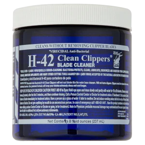 Virucidal Anti-Bacterial Clean Clippers 8oz Jar by H-42