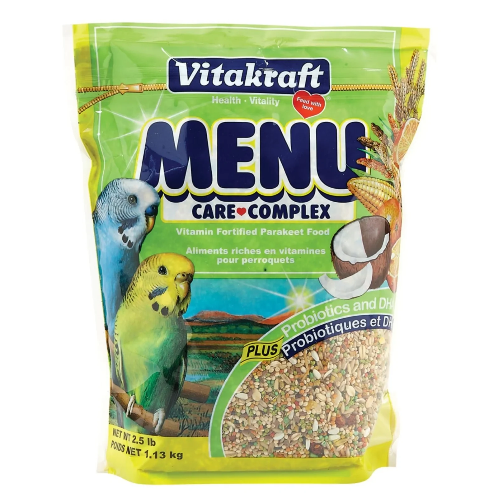 Vitakraft Menu Parakeet Food 1ea/2.5 lb
