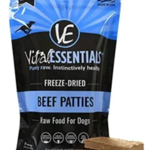 Vital Essentials Beef Patties Freeze-Dried Dog Food - 32 Oz