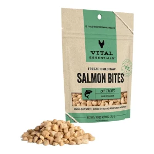 Vital Essentials Cat Freeze-Dried Cat Treat Bites Salmon 1.1 oz
