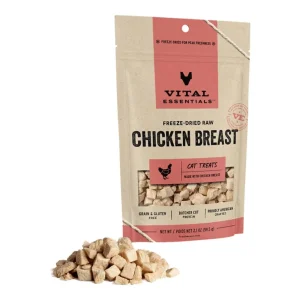 Vital Essentials Cat Freeze-Dried Cat Treat Chicken 2.1 oz