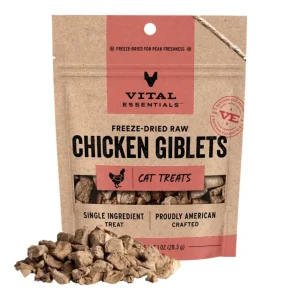 Vital Essentials Cat Freeze-Dried Cat Treat Chicken Giblet 1 oz