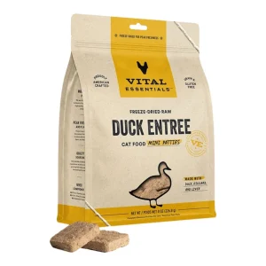 Vital Essentials Cat Freeze-Dried Mini Patties Duck, 8 oz