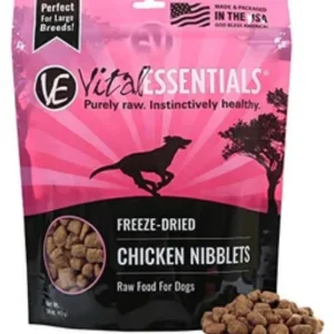 Vital Essentials Chicken Nibblets Freeze-Dried Dog Food - 16 Oz