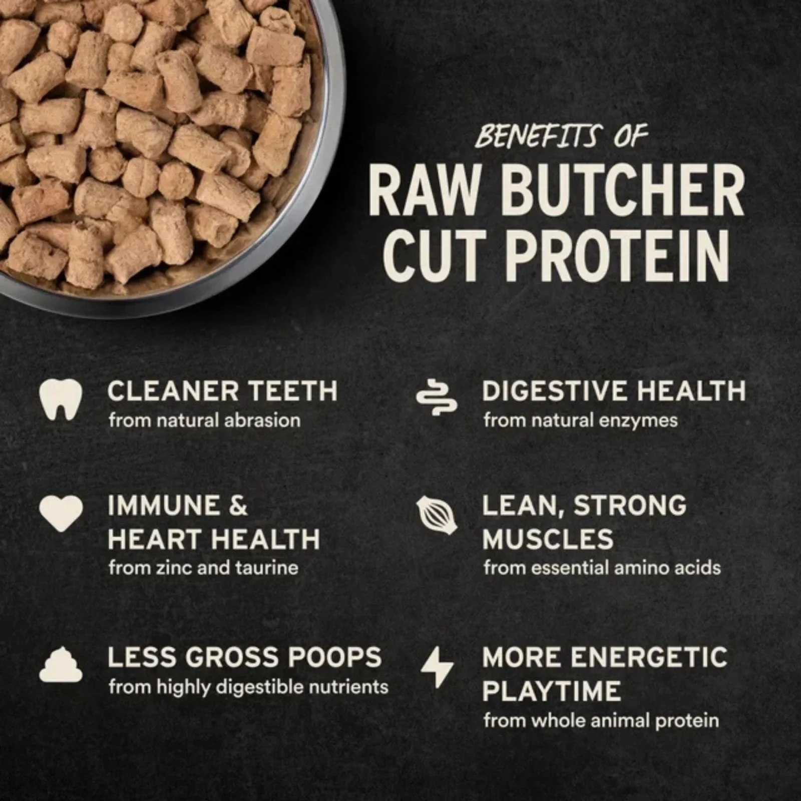 Vital Essentials Dog Freeze-Dried Raw Grain-Free Lamb & Whitefish Entree & Mixer Soft Nibs 14 oz - Image 2