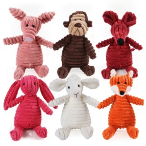 Vocal Animal Plush for Pet Dog Molar Teeth Cleaning Training