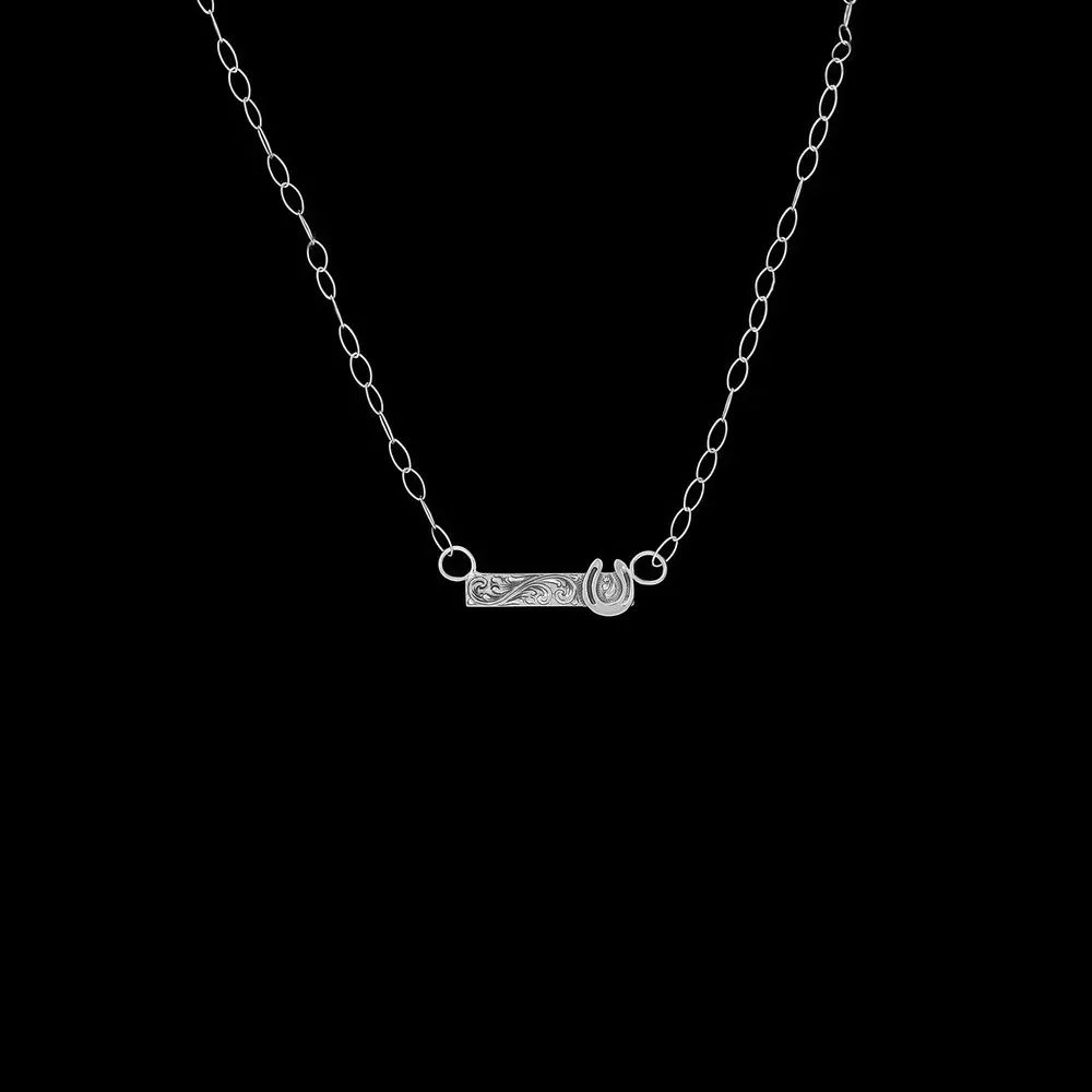 Vogt Silversmiths The Lucky Bar Necklace