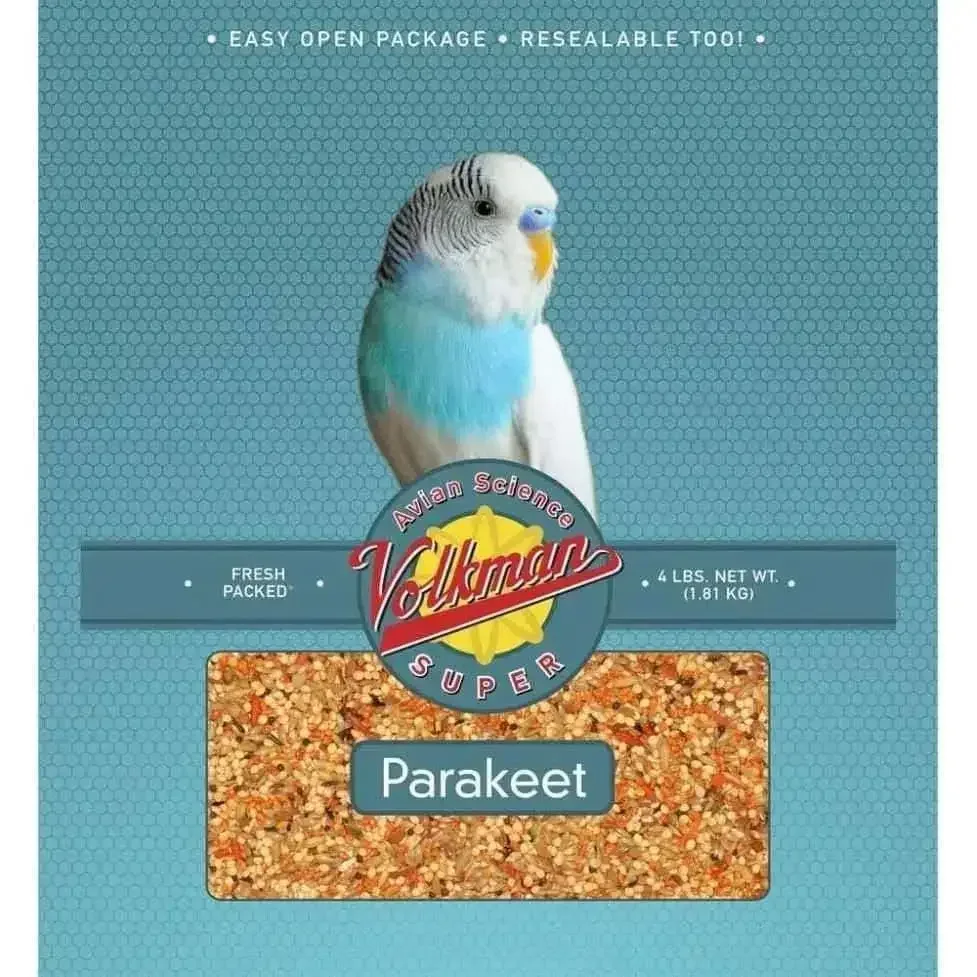 Volkman Avian Science Super Parakeet Food - Nourishing Seed Mix for Happy, Healthy Birds