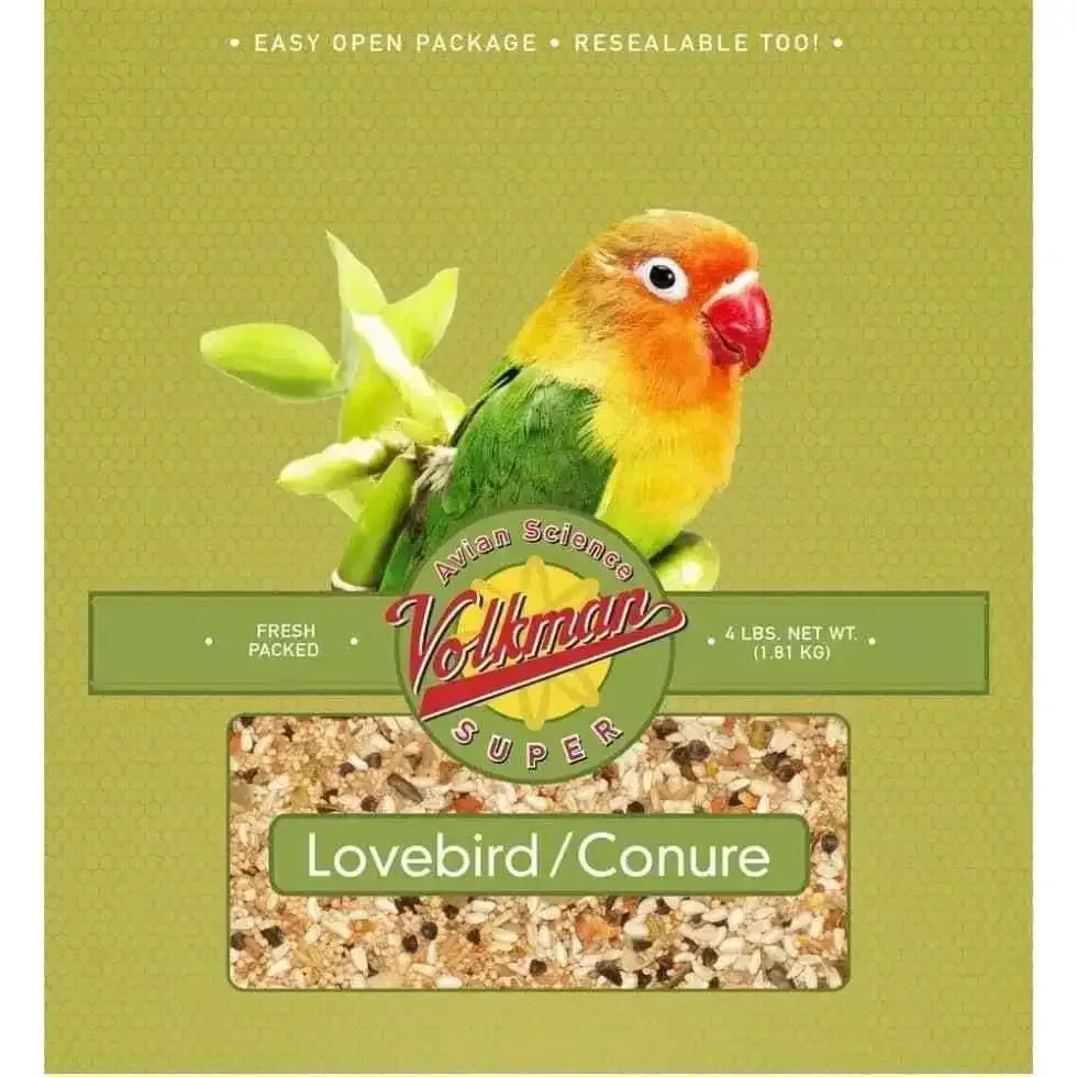 Volkman Seed Company Avian Science Super Lovebird Bird Treat for Conures