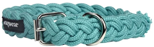 WAGWEAR | Braided Fisherman Leash in Aqua - Image 2