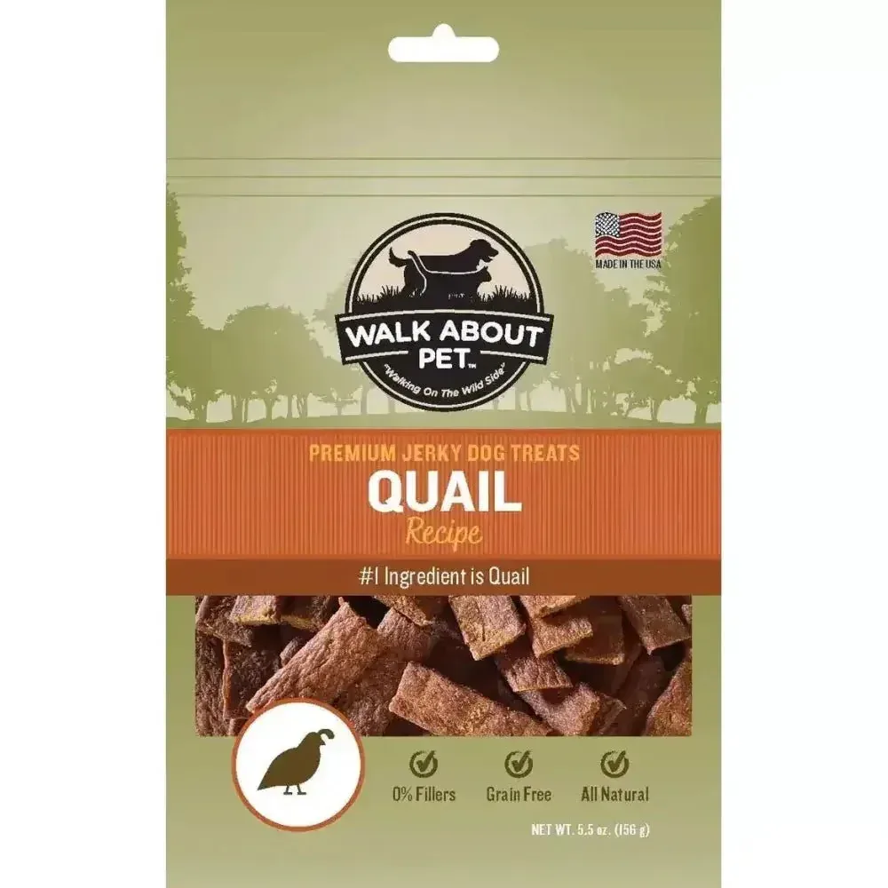 Walk About Pet Quail Jerky Dog Treat