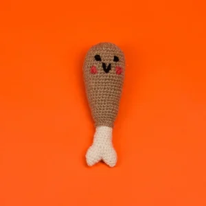 WARE of the DOG | Hand Knit Drumstick Toy
