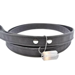 Waxed Canvas Leash in Charcoal (FINAL SALE)