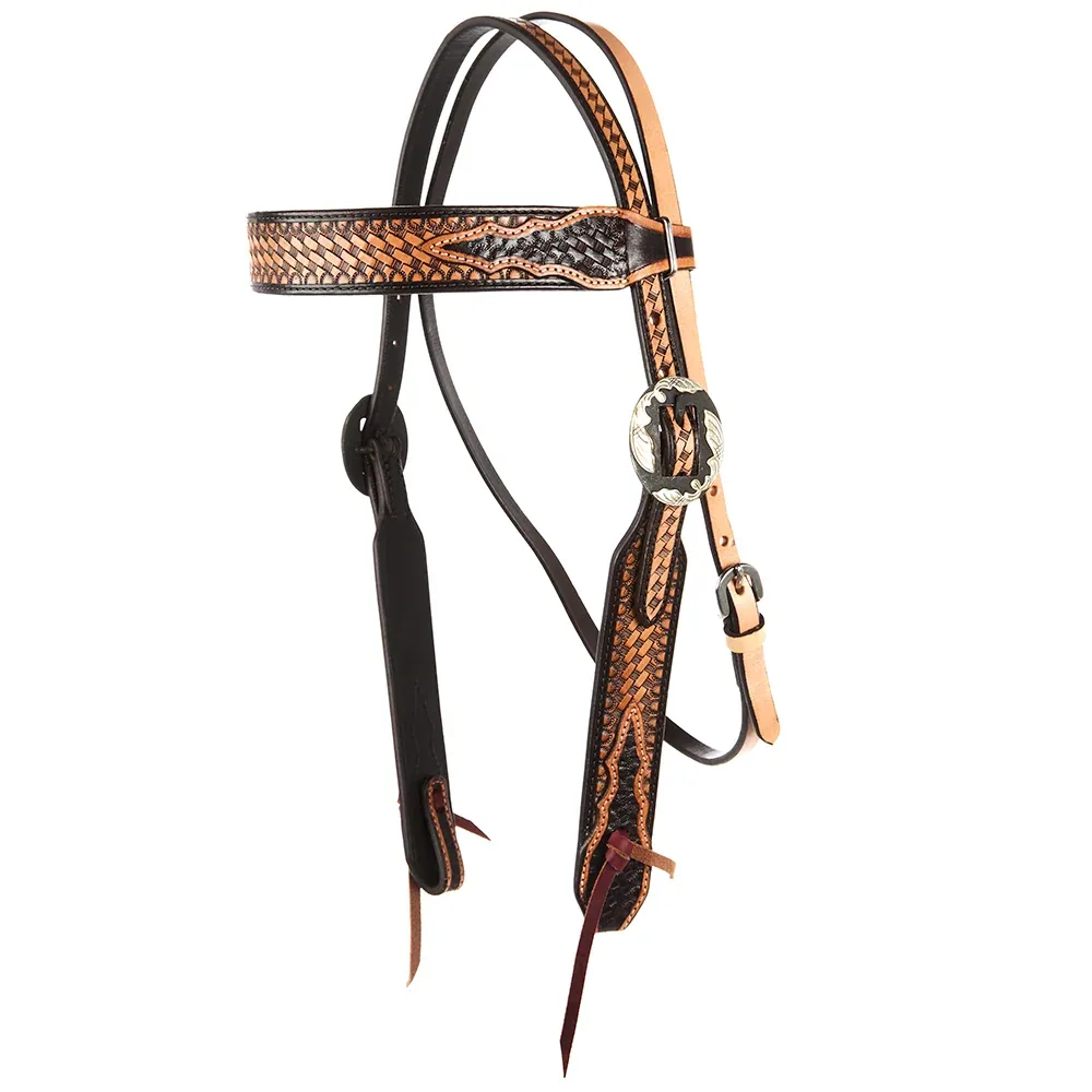 WD Tack Basket Stamp Ranger Browband Headstall