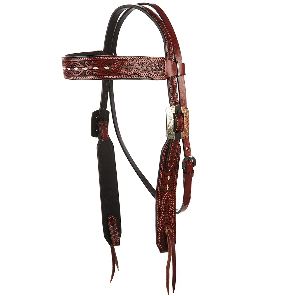 WD Tack Buckstitch Ranger Browband Headstall