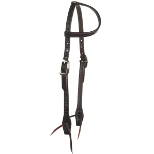 WD Tack Heavy Oil Brick Tooling 5/8 inch Single Ear Headstall