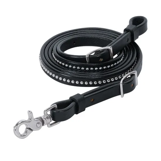 Weaver Leather Back in Black Roper Reins