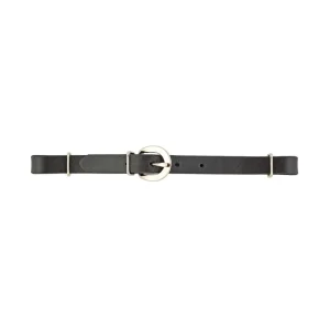 Weaver Leather Black Bridle Leather 5/8in. Curb Strap