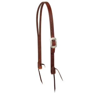 Weaver Leather STS 1in Slit Ear Headstall with Engraved Buckle