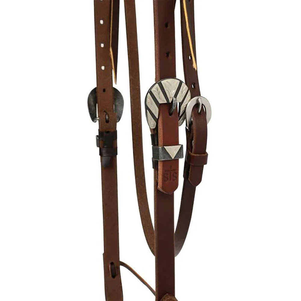 Weaver Leather STS 3/4in Browband Headstall with Engraved Buckle - Image 2
