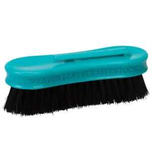 Weaver Livestock Tampico Pig Brush with Handle Teal