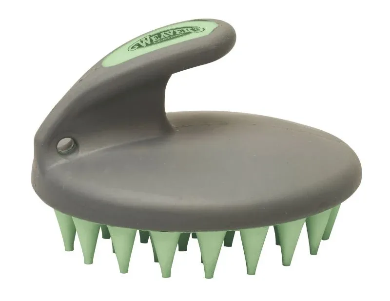 Weaver Palm-held Coarse Curry with Lg Rubber Bristle