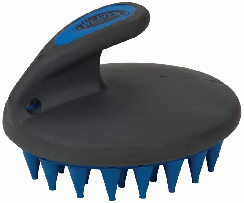 Weaver Palm-held Coarse Curry with Lg Rubber Bristle - Image 2