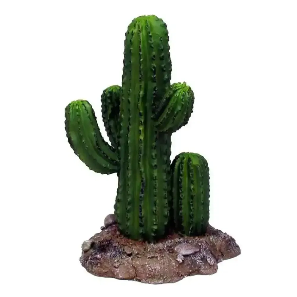 Weco Products Wecorama Badlands Saguaro Cactus Terrarium Ornament Saguaro Cactus Brown, Green