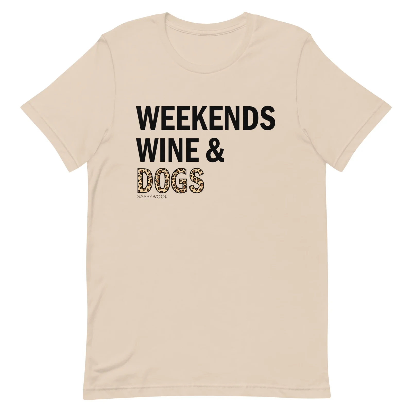 Weekends, Wine, & Dogs Tee - Image 2