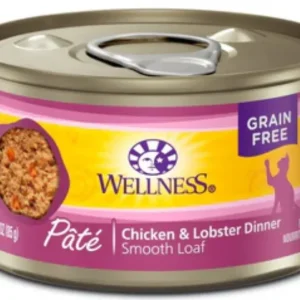 Wellness Complete Health Natural Grain Free Chicken & Lobster Pate Wet Cat Food