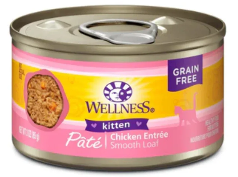 Wellness Complete Health Natural Grain Free Chicken Wet Cat Food-3oz Case of 24