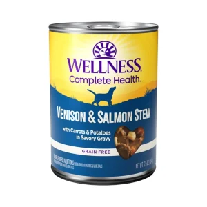 Wellness Complete Health Stew, Venison Salmon Potato & Carrot, 12.5 oz, Case of 12