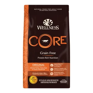 Wellness Core Original Grain Free Dry Dog Food, 4Lb
