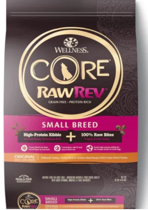 Wellness CORE RawRev Natural Small Breed Turkey & Chicken w/Freeze Dried Turkey