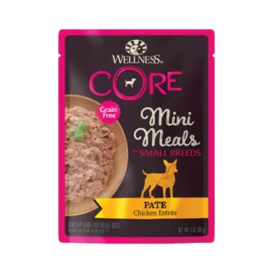 Wellness Core Small Breed Mini Meal Pate Chicken Entrée, 3 oz, Case of 12