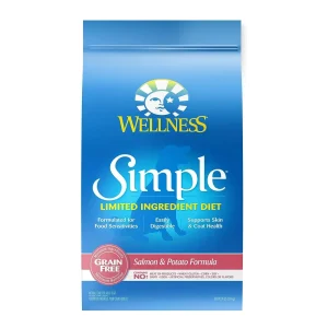 Wellness Dog Simple Salmon Potato 24Lb