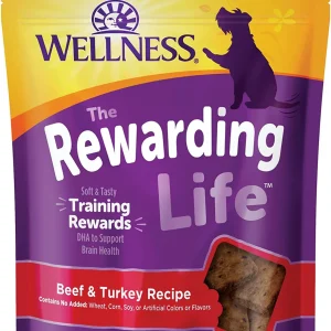 Wellness Rewarding Life Dog 6oz. Beef Turkey Soft