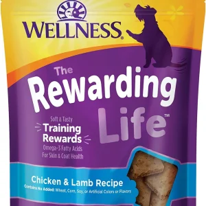 Wellness Rewarding Life Soft Dog Treats, Chicken & Lamb, 6 oz