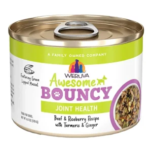 Weruva Bouncy Beef & Rice Dog Food, 6 oz, Case of 8