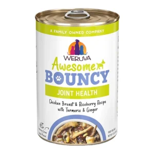 Weruva Bouncy Chicken & Rice Dog Food, 14 oz, Case of 10