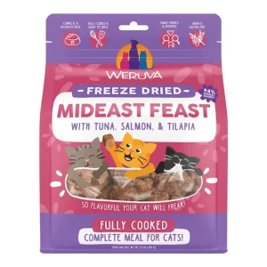 Weruva Cat Freeze-Dried Mideast Feast, 7 oz each, Case of 12