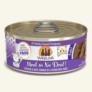 Weruva Cat Pate Meal or No Deal! Chicken and Beef Dinner 5.5oz. (Case of 8)