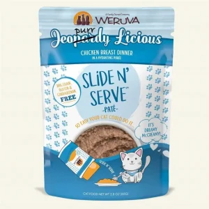 Weruva Cat Pates Jeopurrdy Licious Chicken Breast Dinner 2.8oz. (Case of 12)