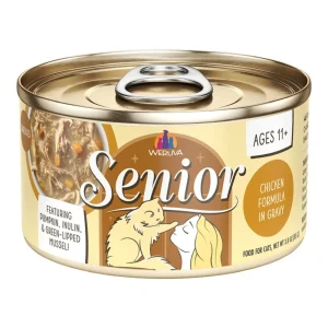 Weruva Cat Senior Chicken Formula in Gravy, 3 oz each, Case of 12