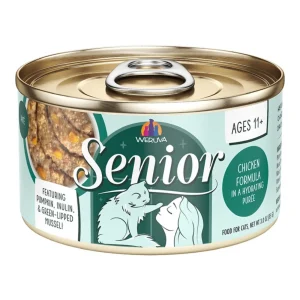 Weruva Cat Senior Hydrating Puree Chicken Formula, 3 oz each, Case of 12